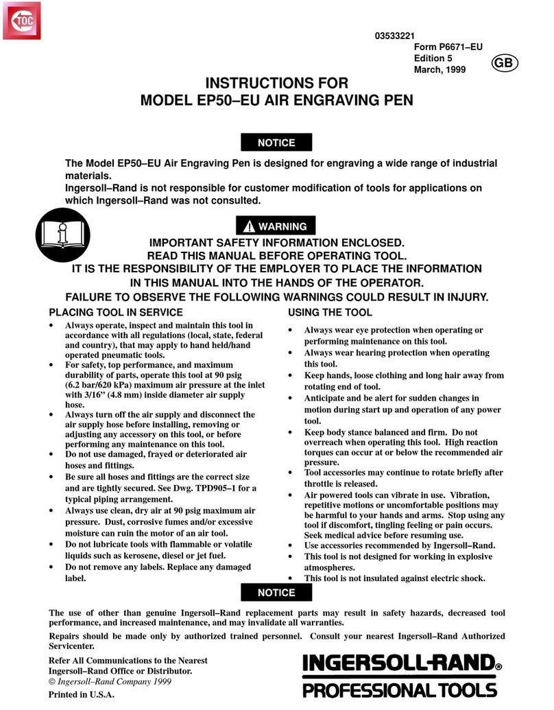 Ingersoll-Rand EP50-EU instructions