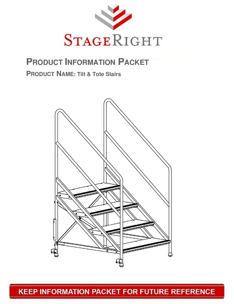 Stage right Tilt & Tote Product information packet