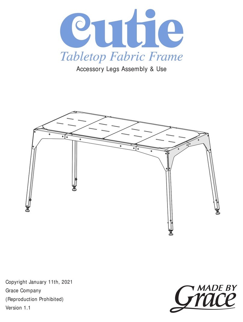 Grace Company Cuite Accessory Legs Assembly & Use