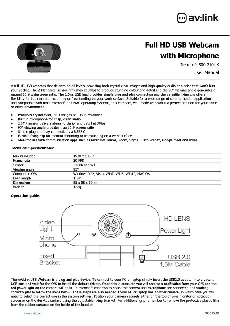 Avsl AV:Link 500.210UK user manual