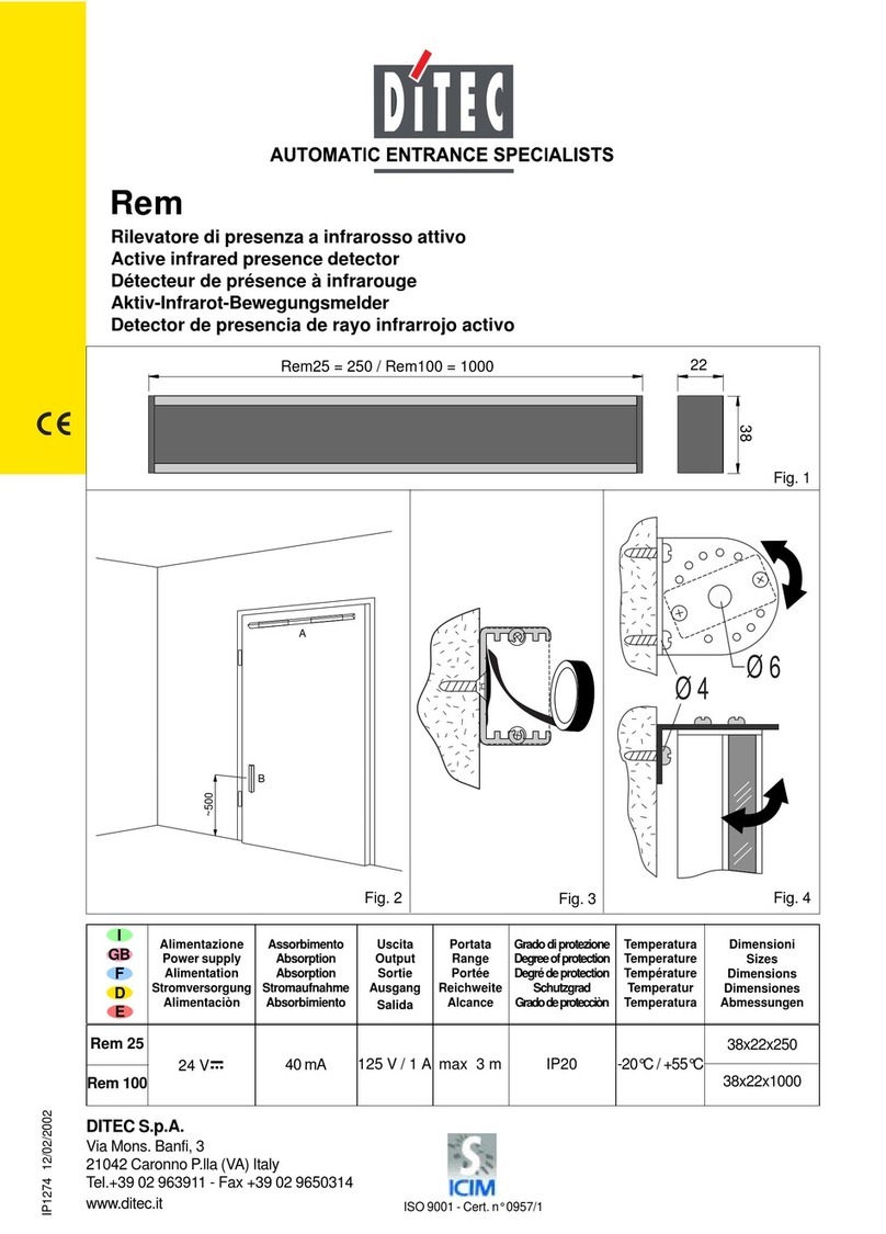 DITEC Rem manual