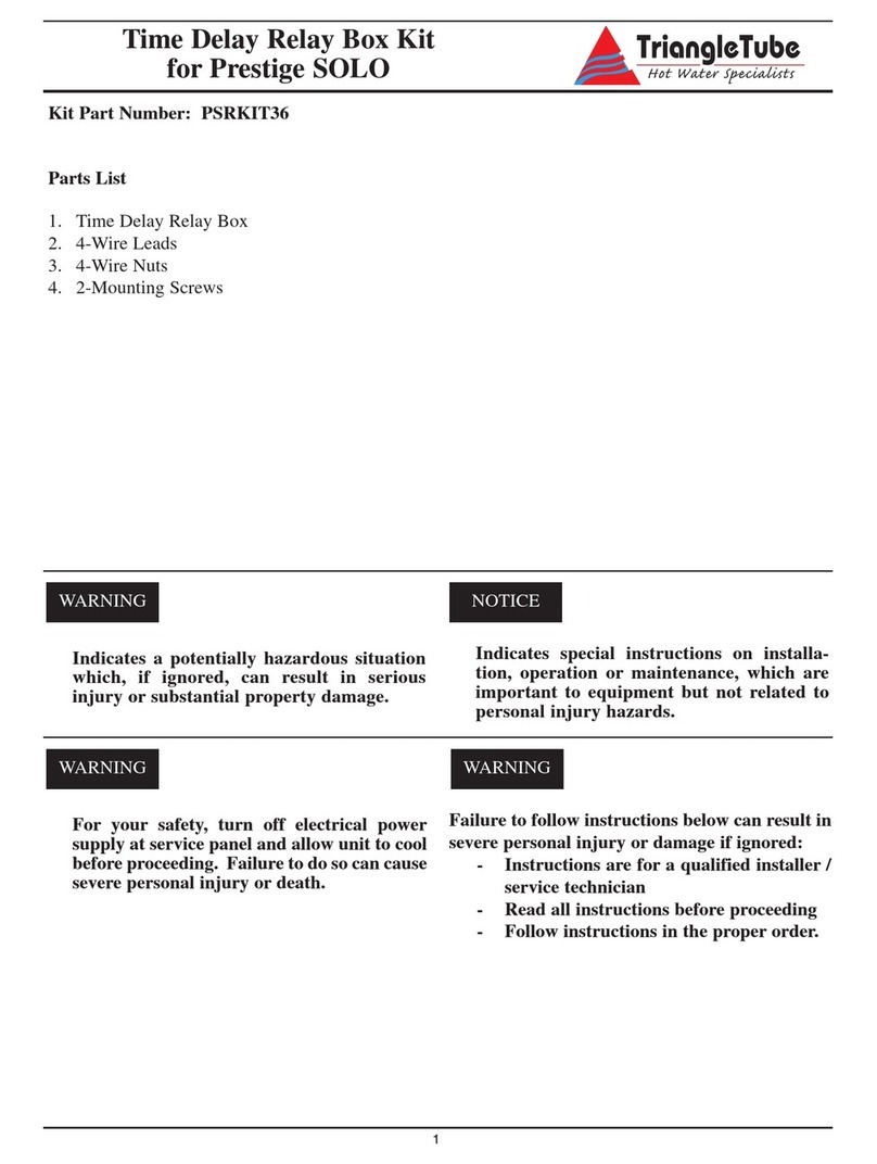 TriangleTube PSRKIT36 User manual