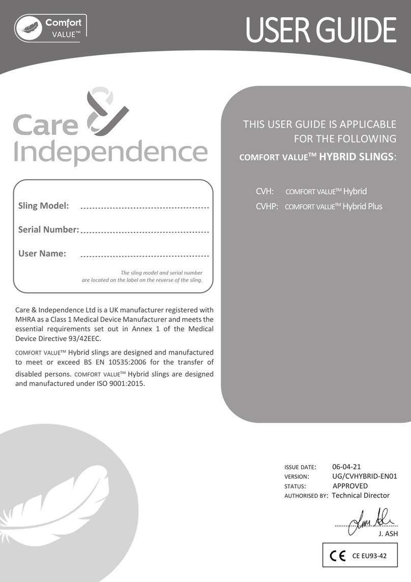 Care & Independence COMFORT VALUE Hybrid user guide