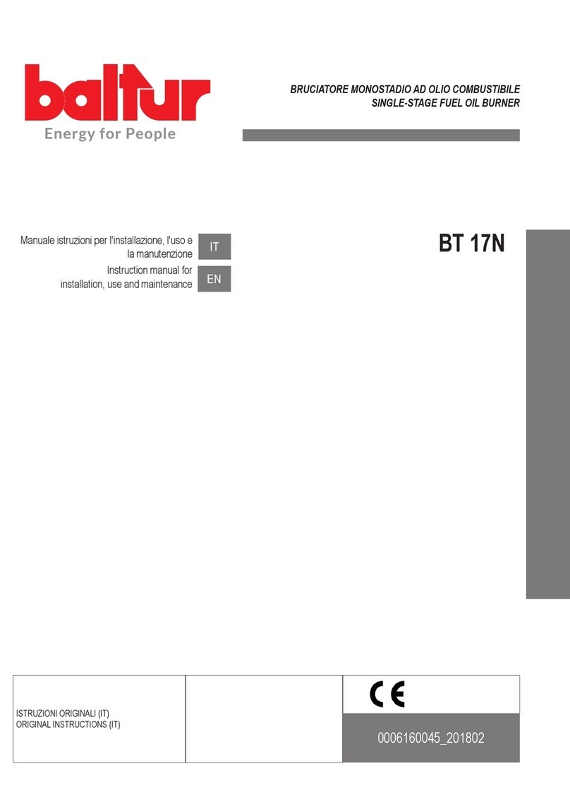 baltur BT 17N Reference manual
