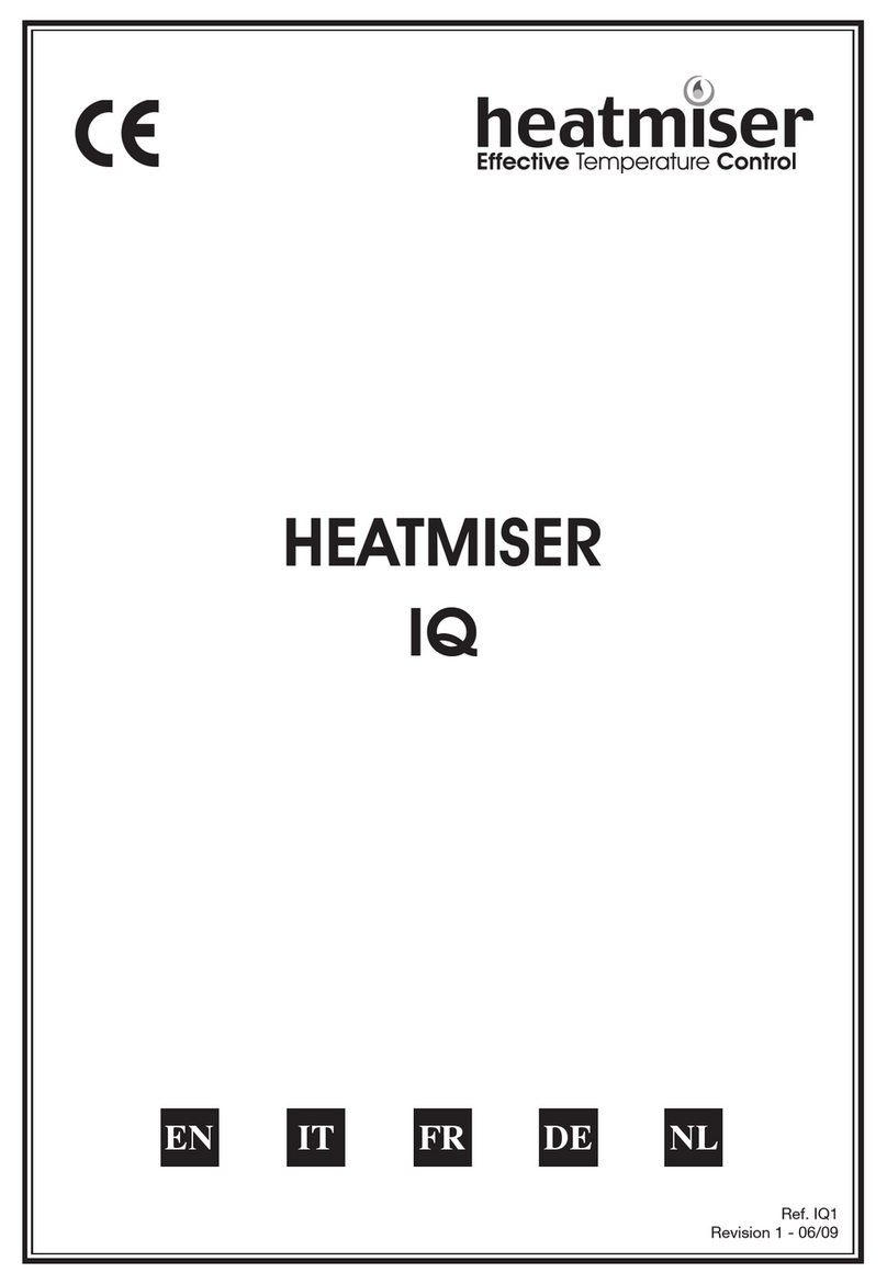 Heatmiser IQ User instructions