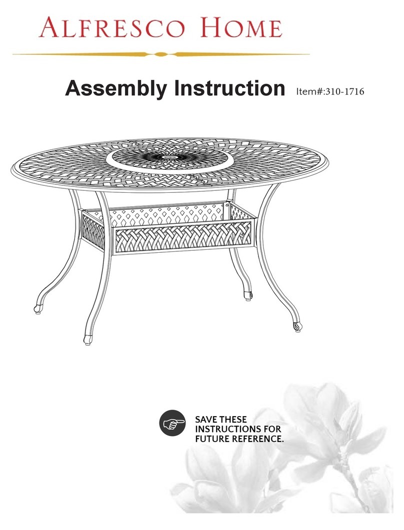 Alfresco 310-1716 User manual
