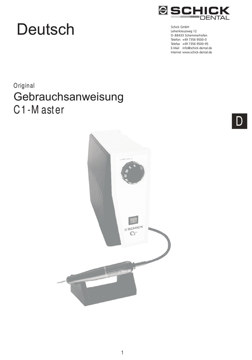 Schick Dental C1-Master operating instructions