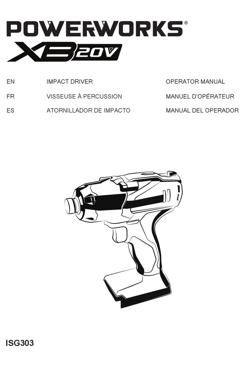 Power works XB 20V ISG303 User manual