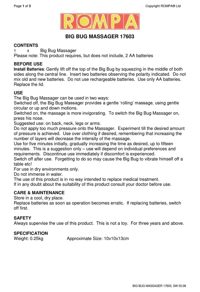 Rompa Big Bug User manual