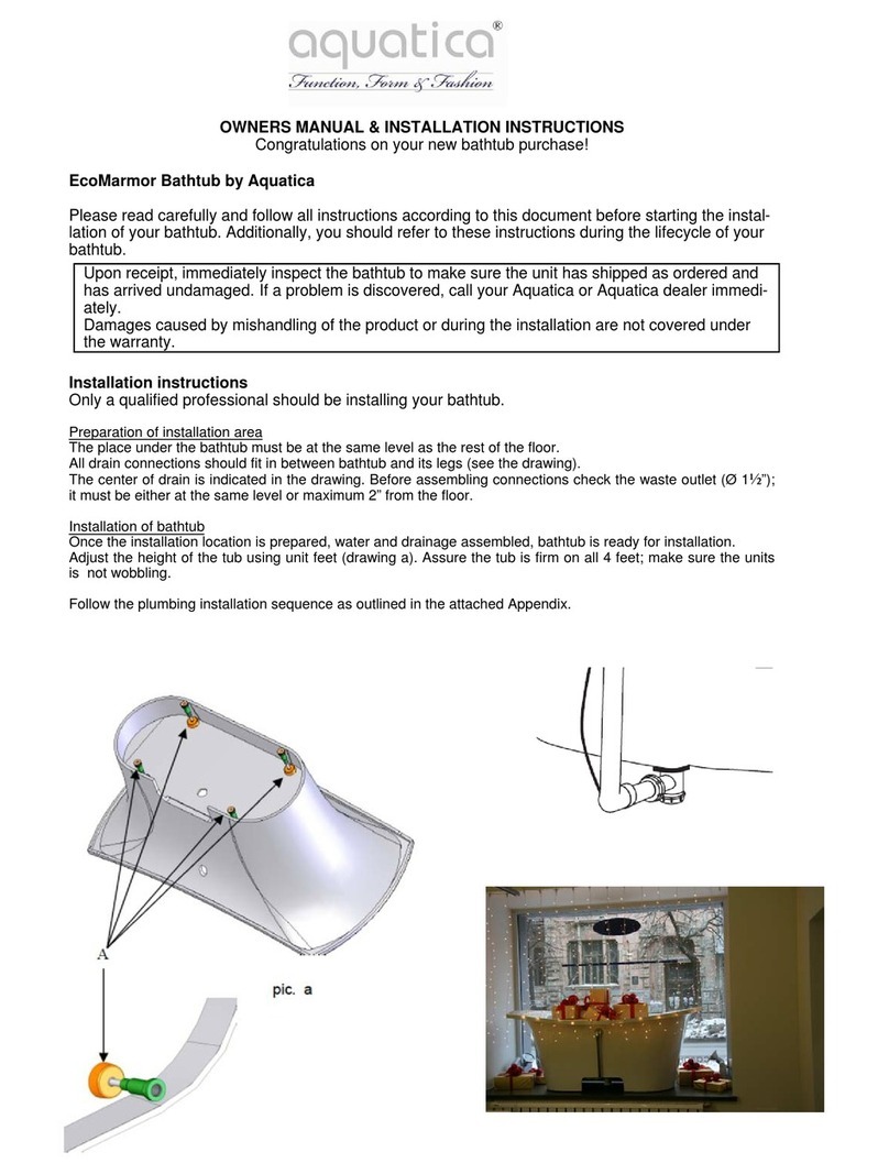 Aquatica Digital EcoMarmor Owner's Manual & Installation Instructions Aquatica Digital EcoMarmor Owner's Manual & Installation Instructions