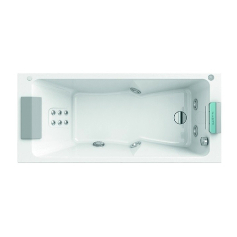 Jacuzzi SHARP 170x70 Installation