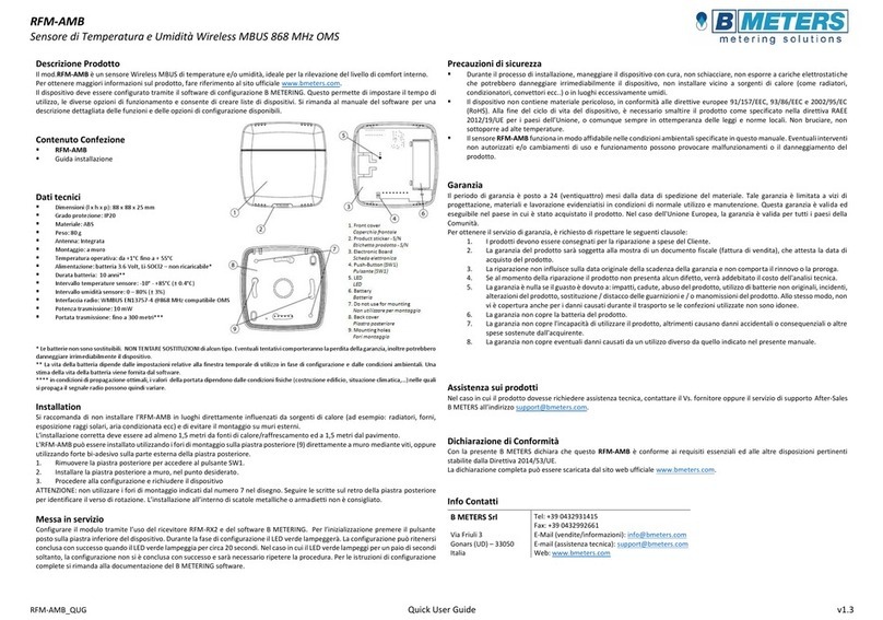 B meters RFM-AMB Quick user guide