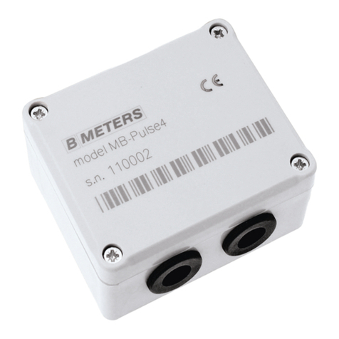 B meters MB-PULSE4 Instruction manual