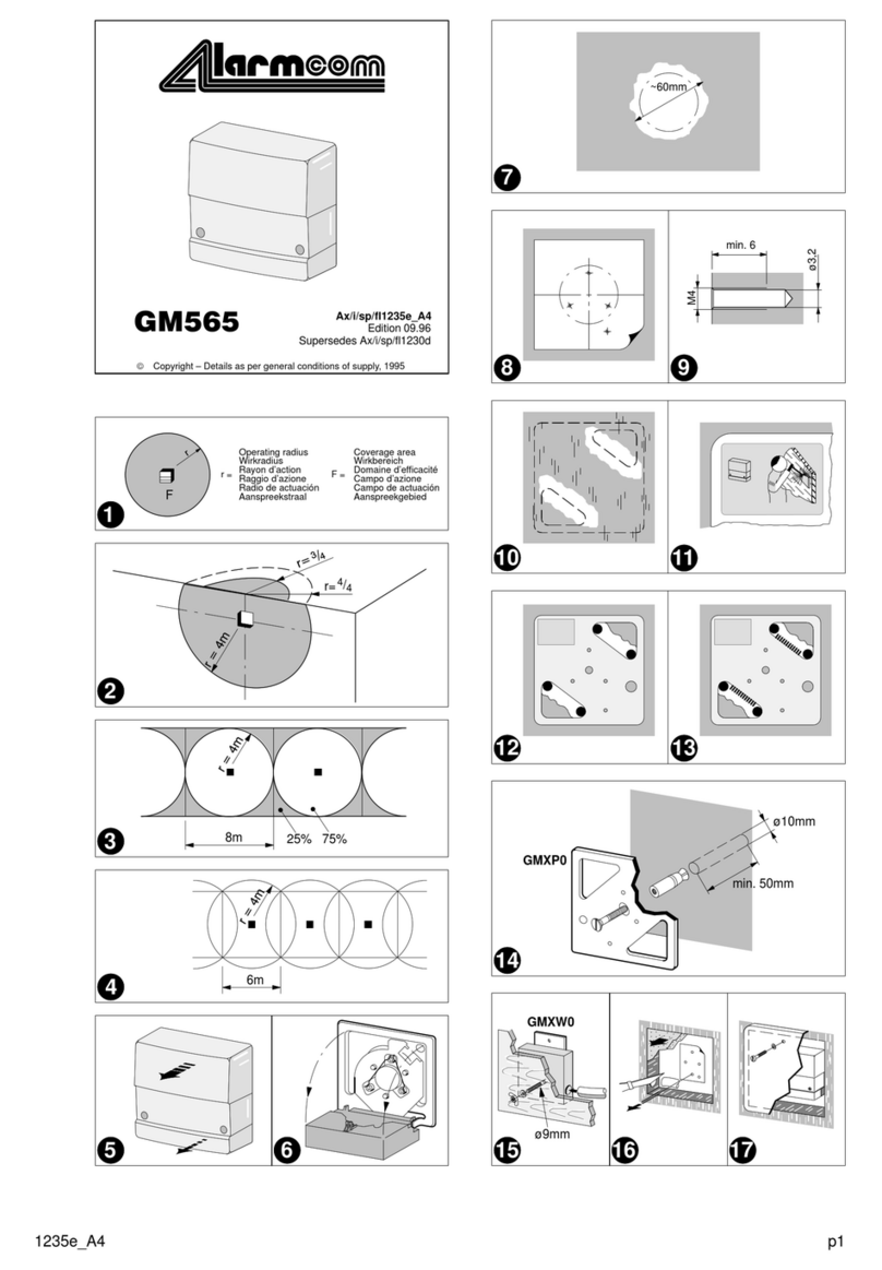 Alarmcom GM565 User manual