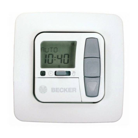Becker Centronic TimeControl TC52 Assembly and operating instructions