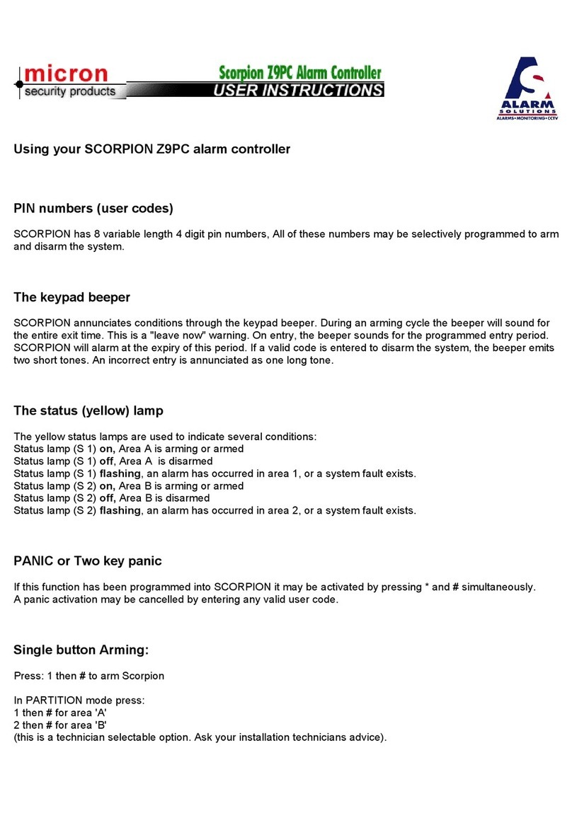 Micron SCORPION Z9PC User instructions