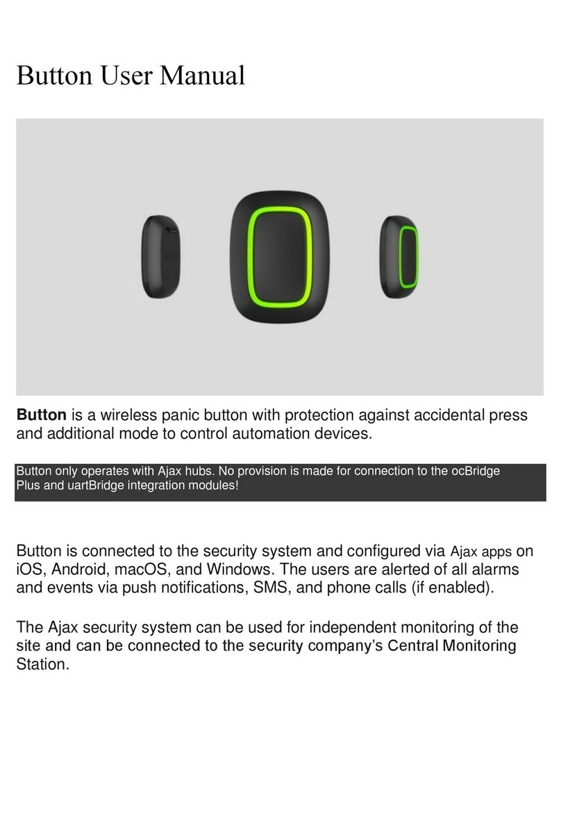 AJAX Systems Button user manual
