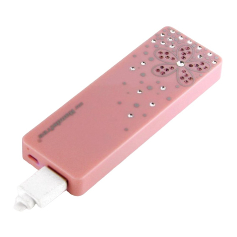 MRHANDSFREE Portable Power Charger 3000 mAh Crystal User manual