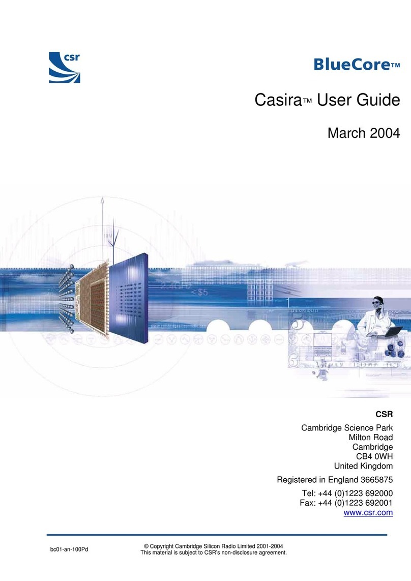 CSR BlueCore Casira user guide
