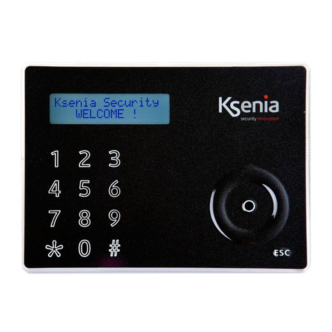 Ksenia ergo Operating instructions
