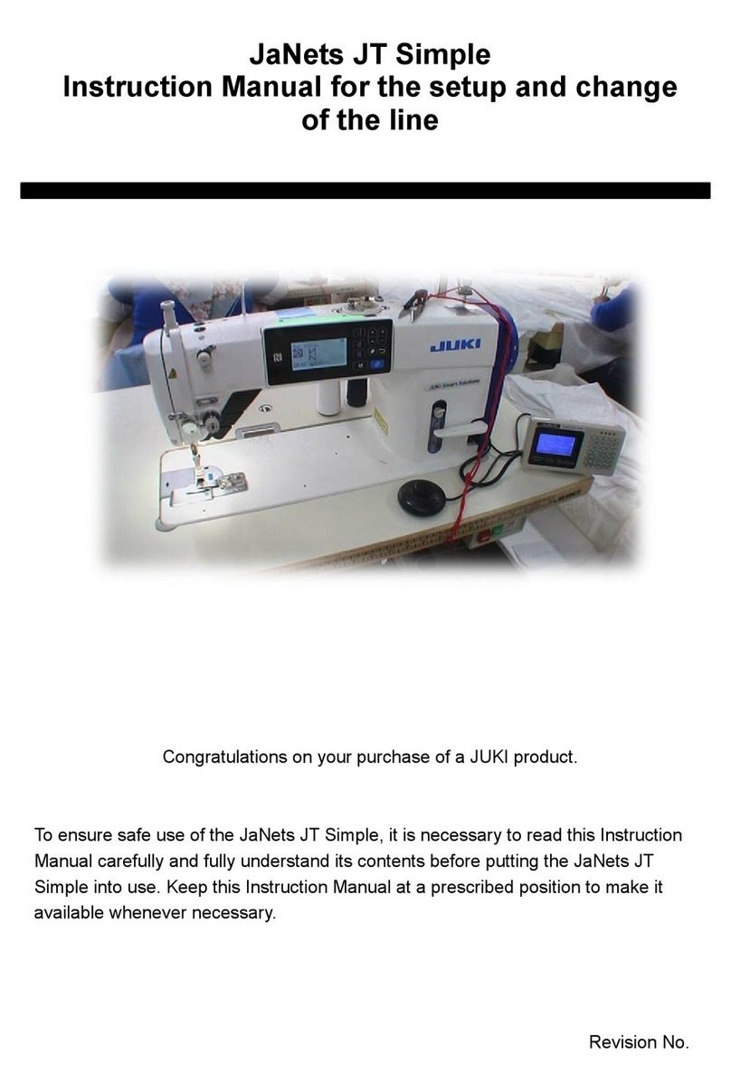 JUKI JaNets JT Simple instruction manual