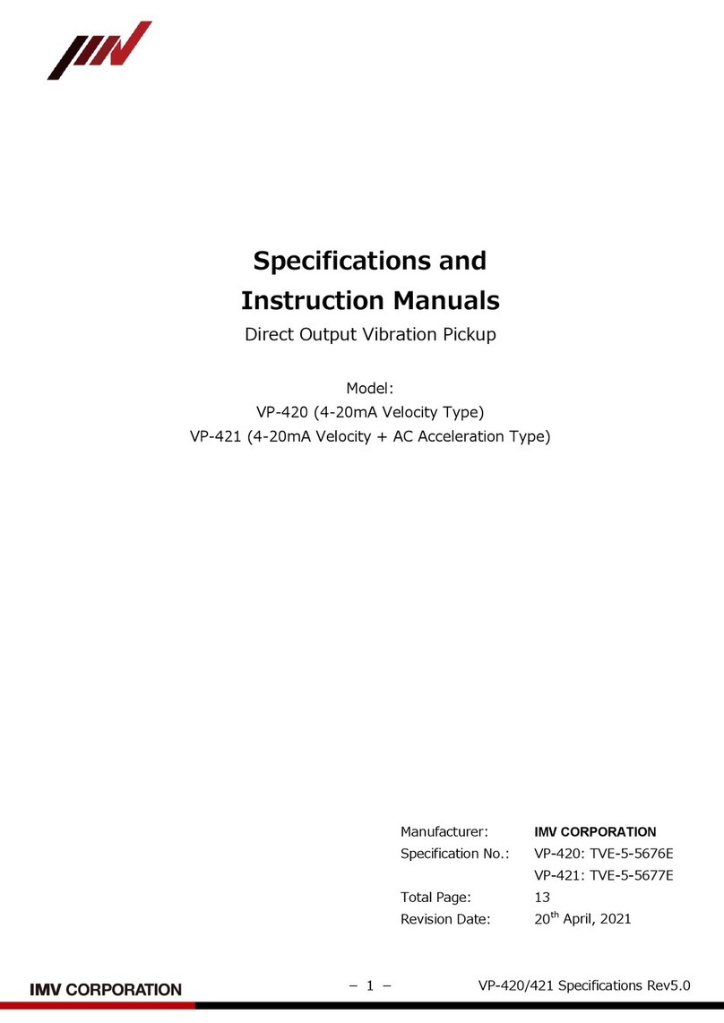 IMV 4P-420 User manual