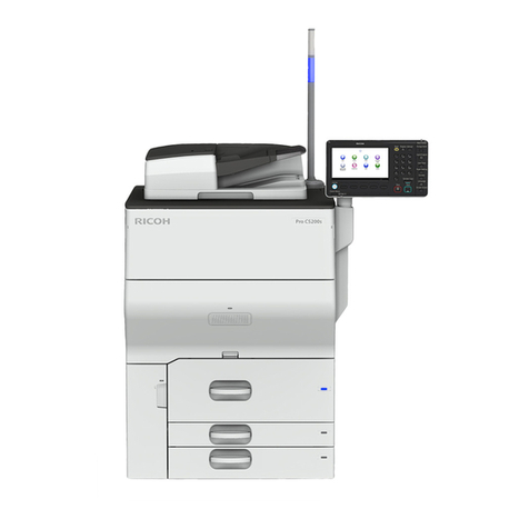 Ricoh Pro C5200 Series Installation guide