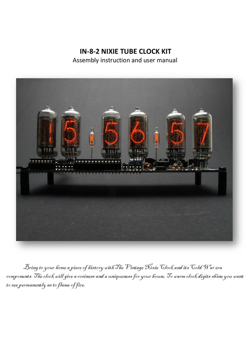 Nixie Clock IN-8-2 Installation instructions