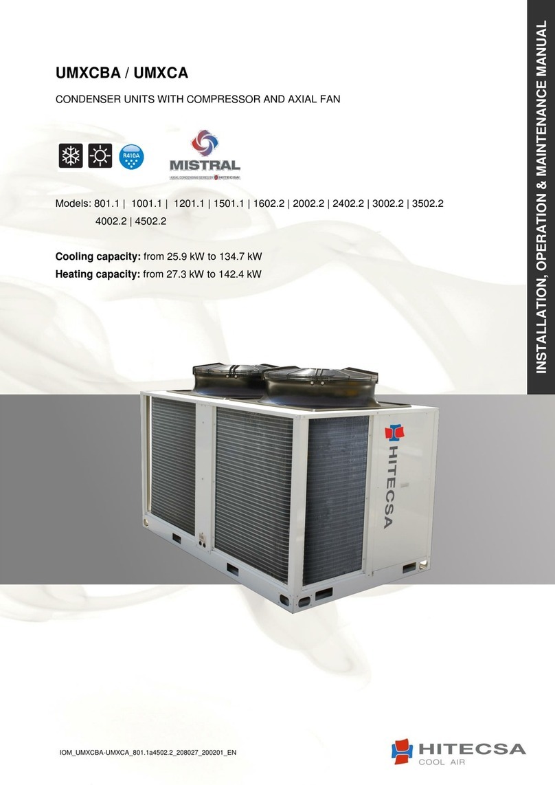 Hitecsa MISTRAL Series Instruction manual