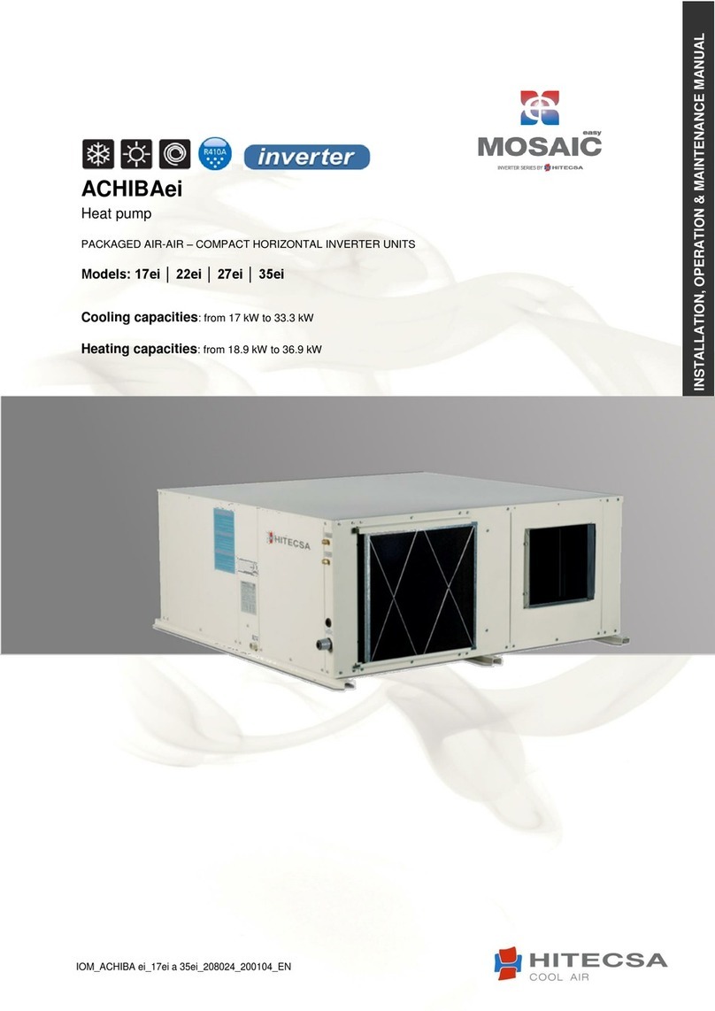 Hitecsa Easy Mosaic Series Instruction manual