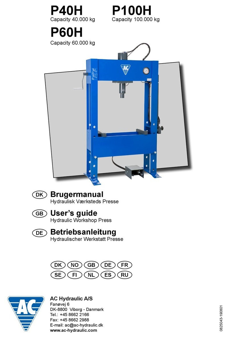 AC Hydraulic P40H user guide