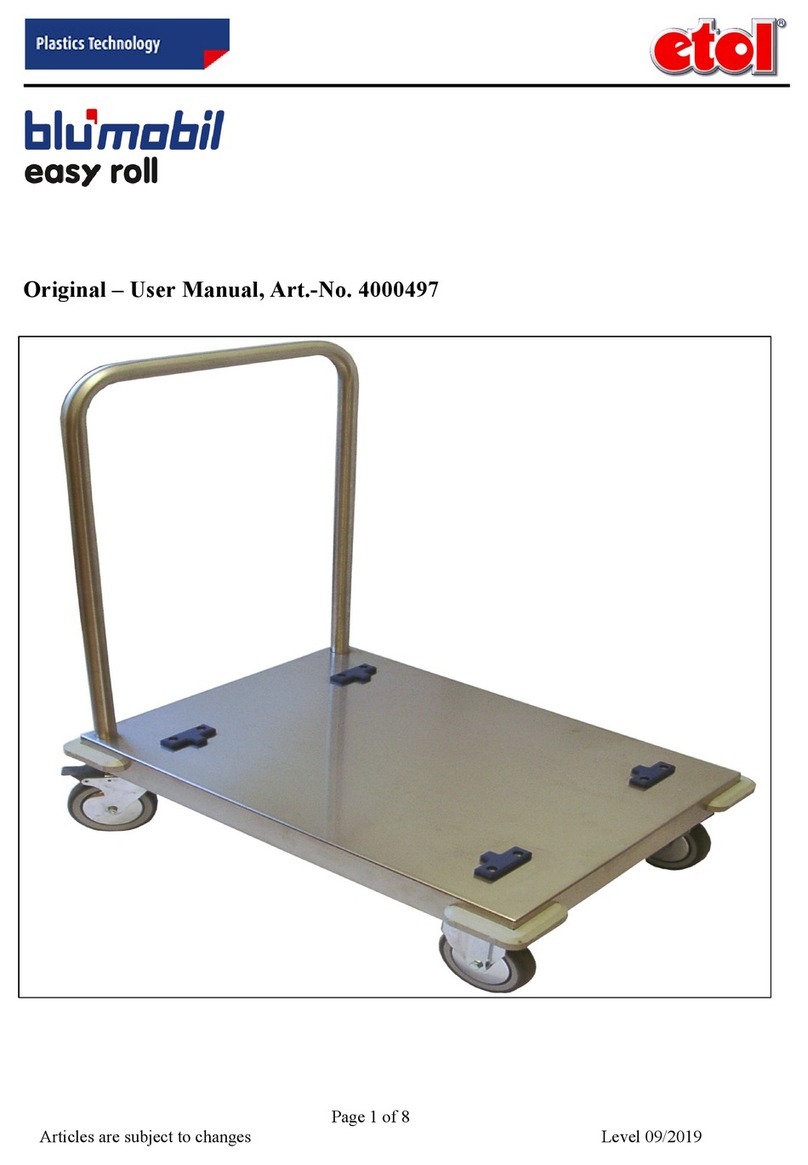 etol blu'mobil easy roll Original user manual