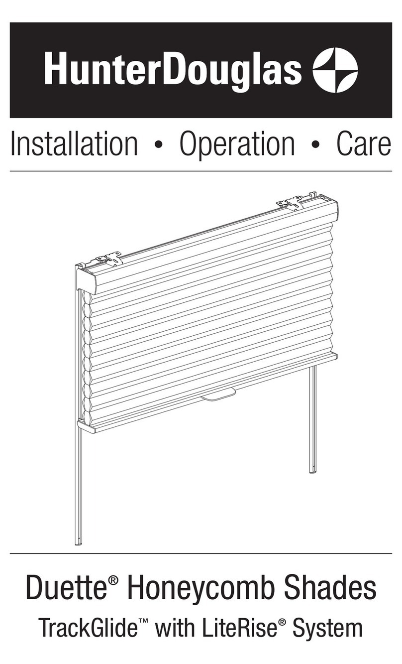 HunterDouglas Duette Parts list manual HunterDouglas Duette Parts list manual