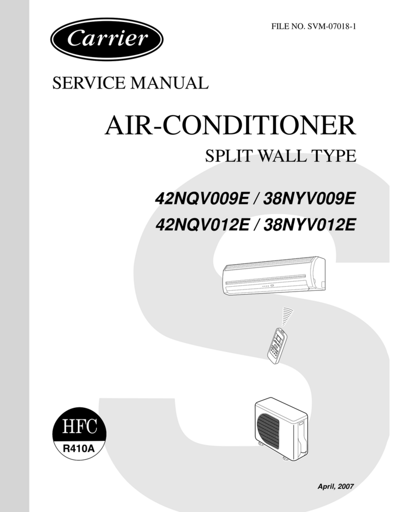 Carrier 42NQV009E User manual
