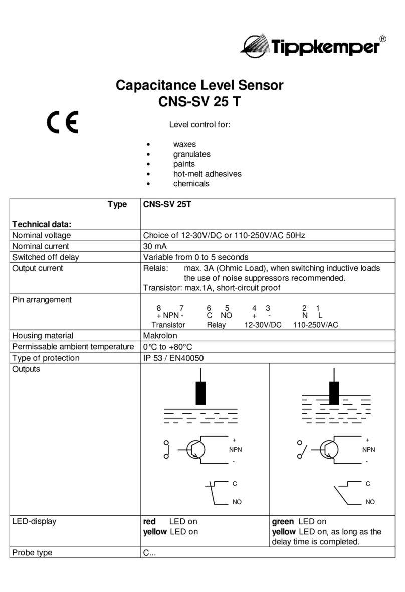 Tippkemper CNS-SV 25 T quick start guide