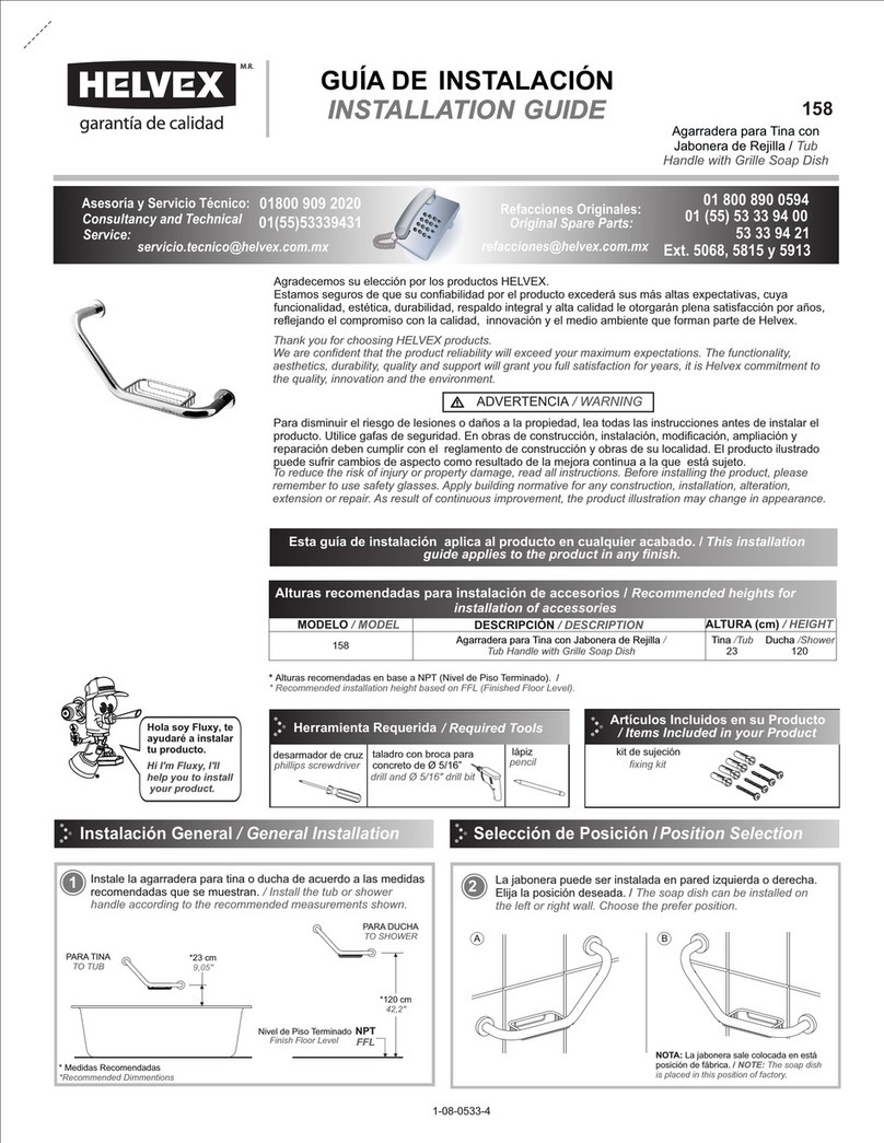 Helvex 158 User manual