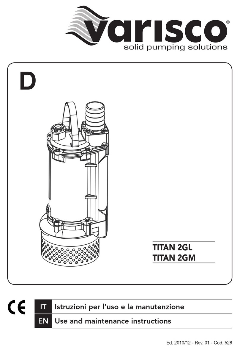 VARISCO TITAN 2GL Operation instructions