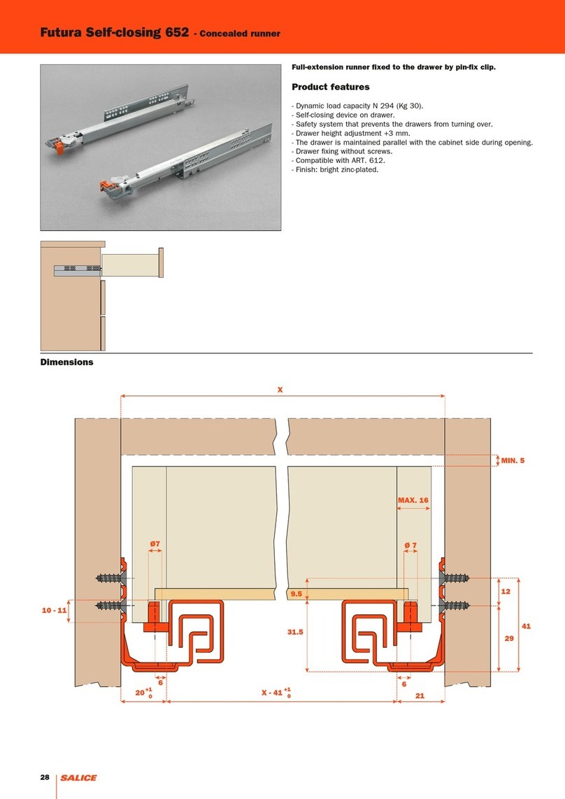Futura Self-closing 1 0 652 00 250 2 0 0 quick start guide