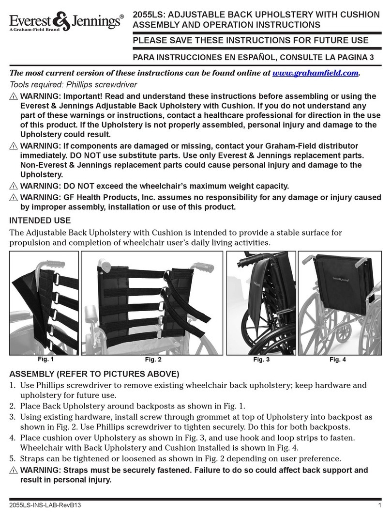 Graham Field Everest Jennings 2055LS Parts list manual Graham Field Everest Jennings 2055LS Parts list manual