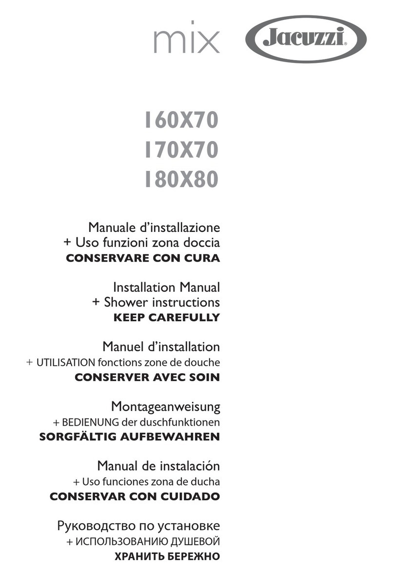 Jacuzzi mix 160x70 User manual