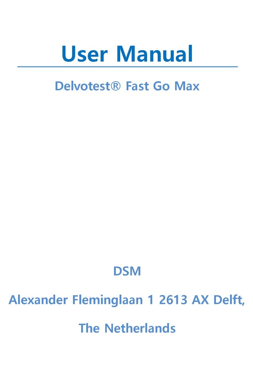 DSM Delvotest Fast Go Max user manual