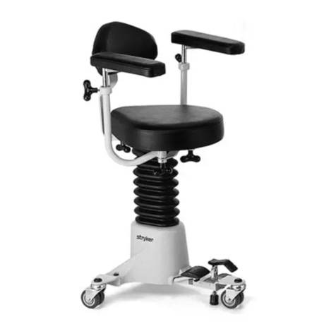 Stryker Surgistool 0830 Operation manual