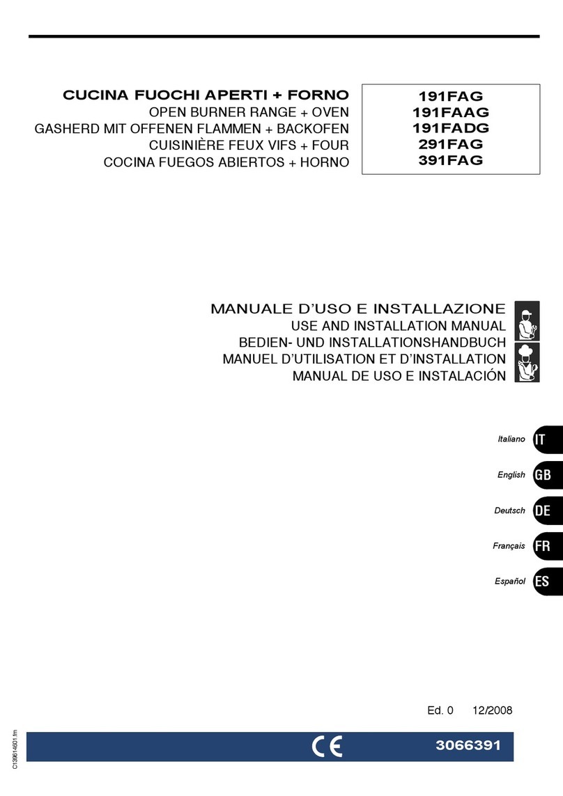Angelo Po 191FAG Use and installation manual Angelo Po 191FAG Use and installation manual