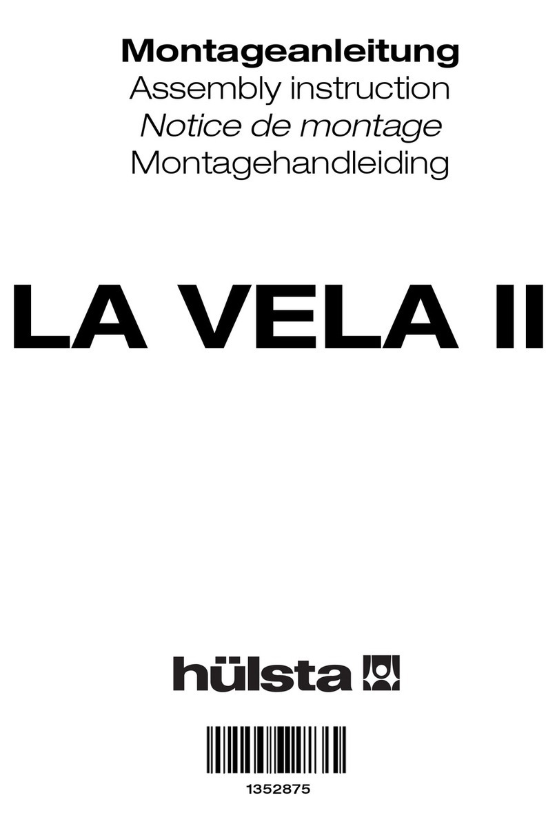 Hülsta LA VELA II Wardrobe Assembly instruction