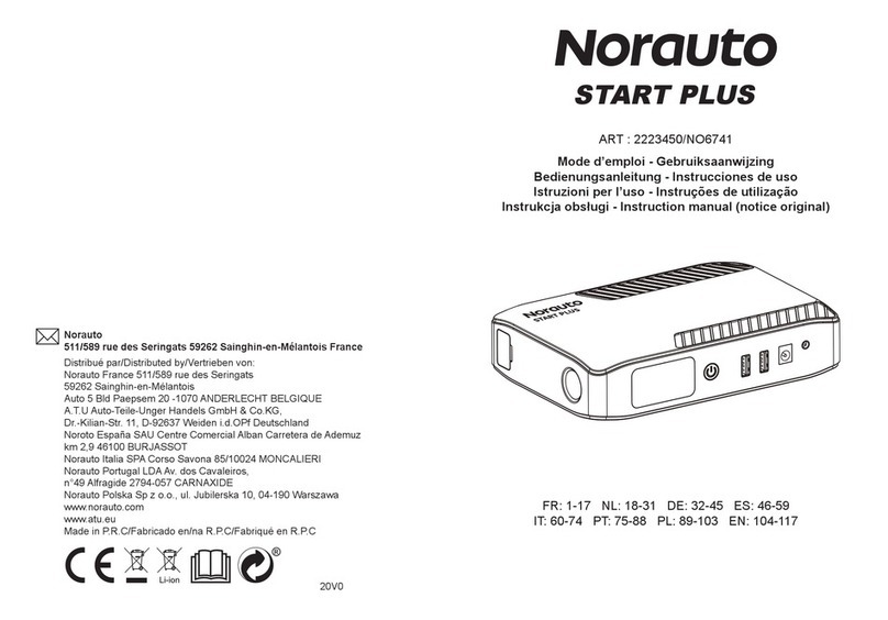 NORAUTO START PLUS 2223450 instruction manual
