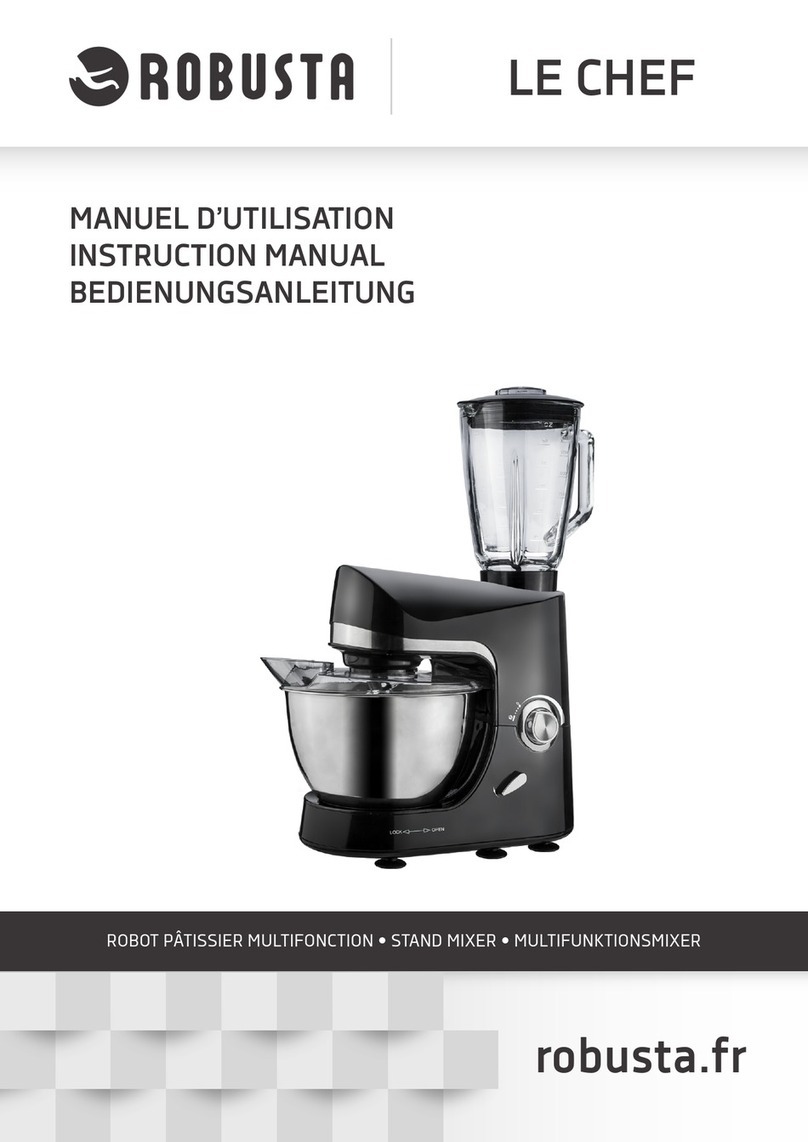 Robusta LE CHEF instruction manual