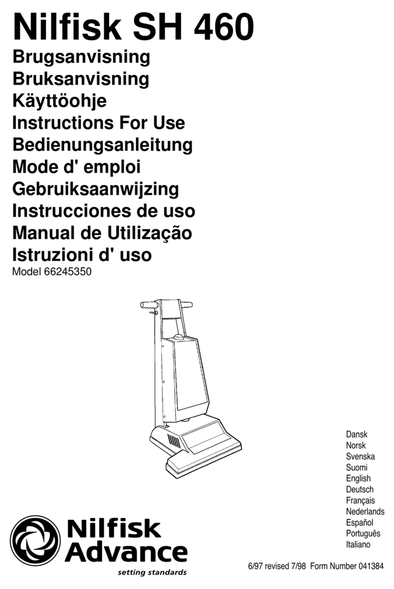 Nilfisk-Advance SH 460 User manual