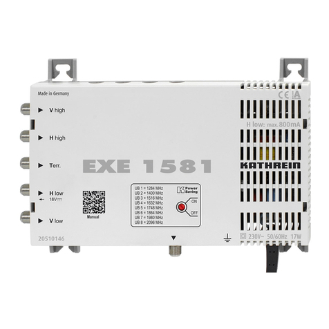 Kathrein EXR 1581 User manual