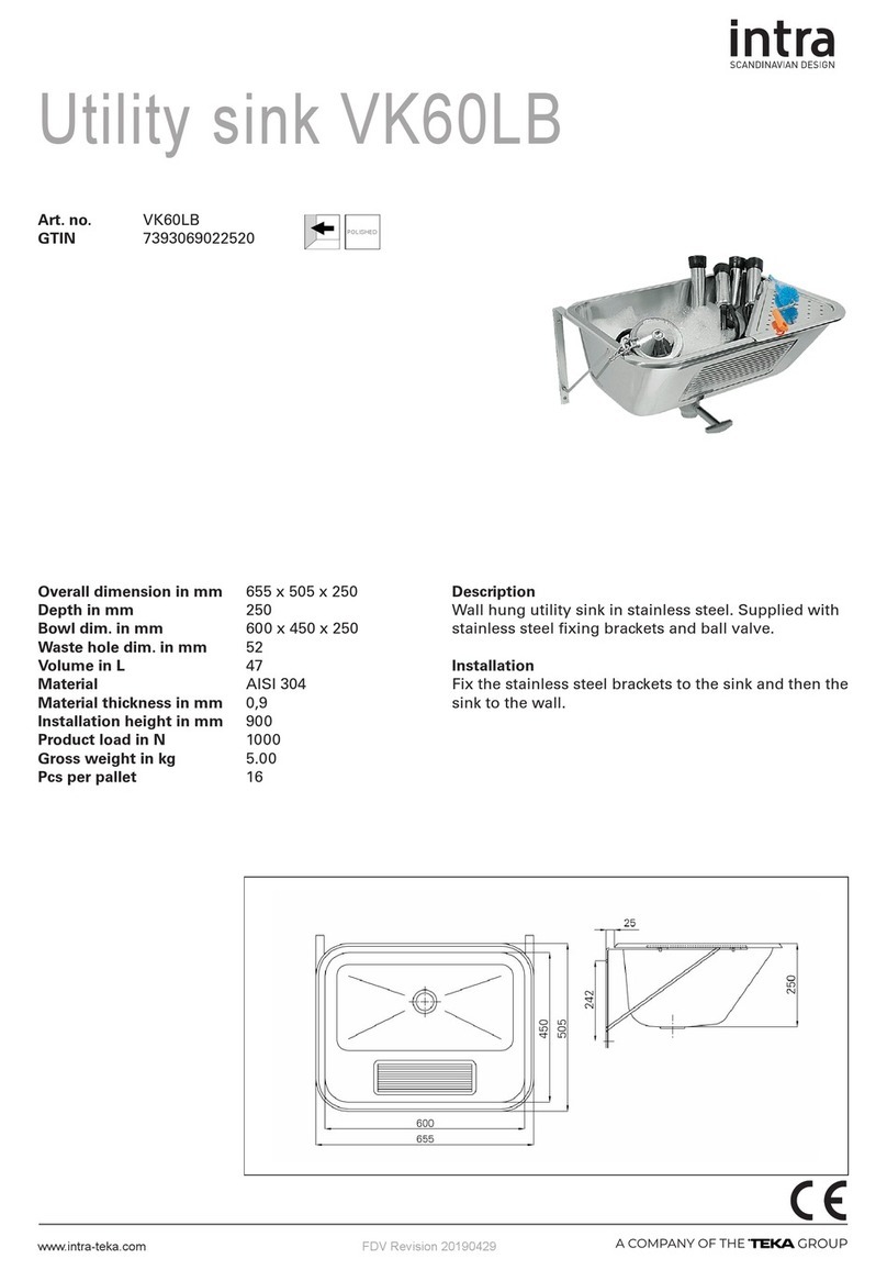 Teka Intra VK60LB quick start guide