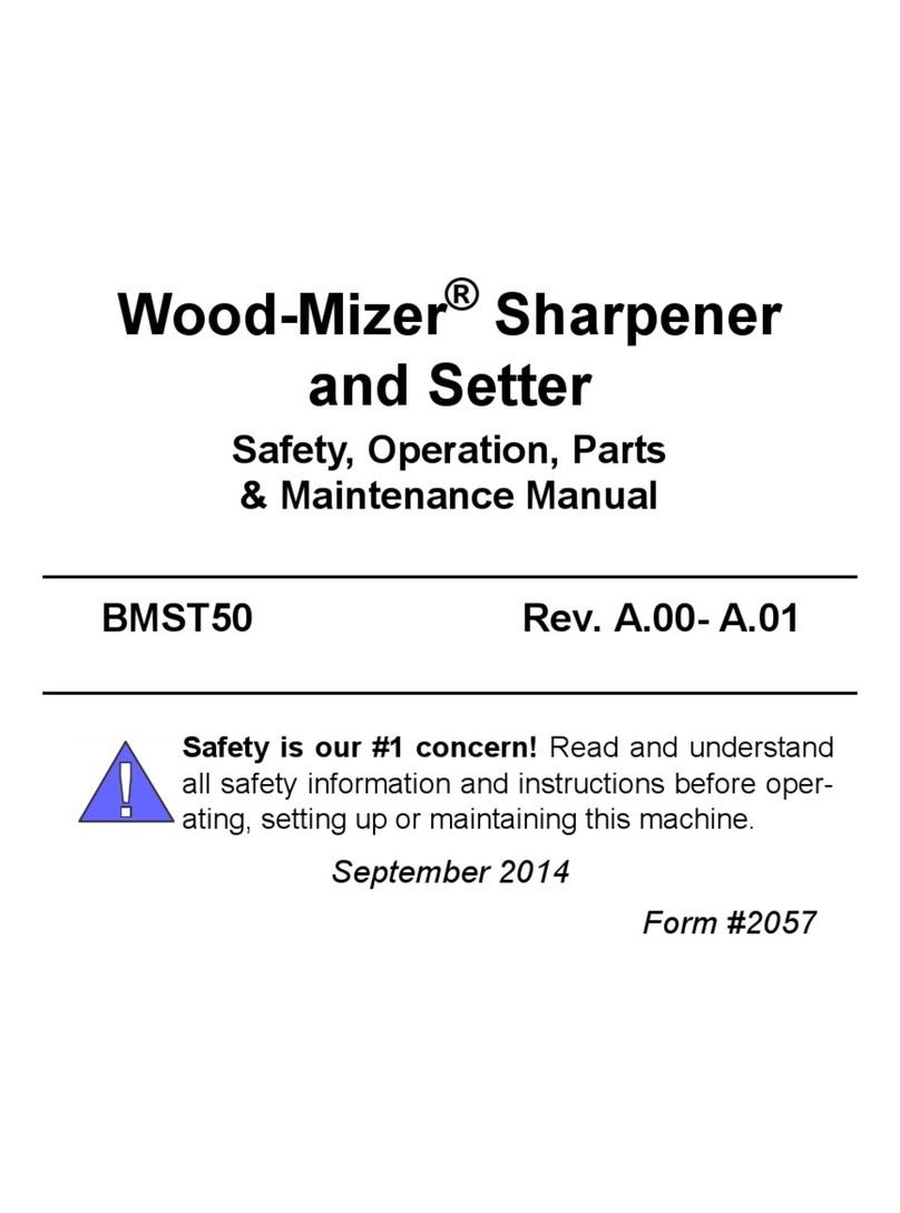 woodmizer BMST50 Series Safety, operation and maintenance instructions